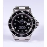 A Rolex Automatic "Submariner" Oyster Perpetual Chronometer Wristwatch, Circa 1987, stainless