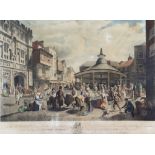 J. Pardon (Early 19th Century) - Coloured lithograph - "The Butter Market, Christ Church Gate",