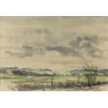 F. Dennis Ramsay (1925-2009) - Three watercolours - Kentish landscapes, signed, each 9ins x 13ins,