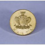 A Maltese Fifty Pound (£M50) Gold Coin, 1972, VF, gross weight 30g