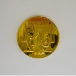 A 22ct Gold 1916-1966 Irish Easter Rising Commemorative Medallion, designed by Paul Vincze (1907-