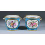 A Pair of Minton Wine Glass Coolers ('Seu a Verre Ordinaire'), after Sevres Originals, Mid-19th