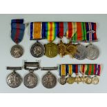 A Group of Medals to Lieutenant N.E. Tynsdale-Biscoe, comprising George V 1914-1918 war medal,1914-