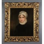Early 19th Century English School - Oil painting - Shoulder length portrait of a lady thought to