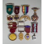 A Collection of Freemason's Medals, including - Royal Masonic Institution for Boys, 1946, Steward,