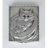 An Early 20th Century Austrian Silver Rectangular Box, possibly by Louis Kuppenheim, the lid