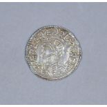 Aethelred II (978-1016) - Silver Penny, long cross helmet type, 19.3mm, 1.5g, GVF