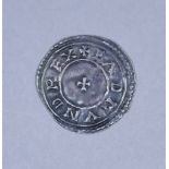 Eadmund (939-946) - Silver Penny, small cross, name in two lines, 20.5mm, 1.6g, VF