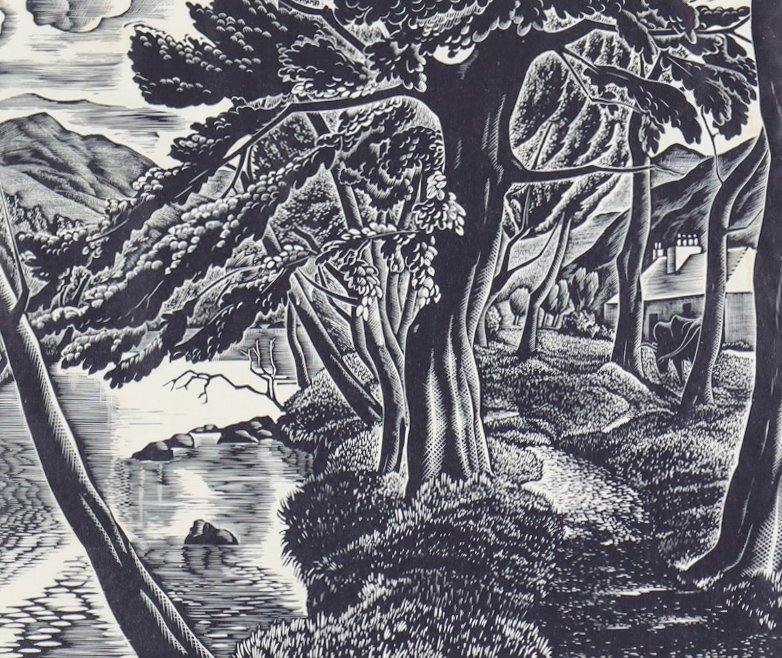 ***Guy Seymour Warre Malet (1900-1973) - Engraving - "A Highland Glen", No. 20/40, signed, titled