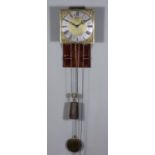 An 18th Century Longcase Clock Movement by William Lee of Leicester, the 10ins brass dial with