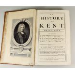 John Harris - "The History of Kent in Five Parts", printed and sold by D. Midwinter, at the Three
