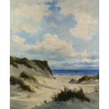 ***Edgar Freyberg (1927-2017) - Oil painting - Sand dunes, signed, canvas 23.75ins x 19.75ins,