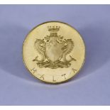 A Maltese Fifty Pound (£M50) Gold Coin, 1972, VF, gross weight 30g