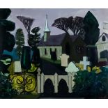 ***Peter H. Lucas (1911-1991) - Oil painting - "St Martins Church, Acrise", signed, board 24.5ins