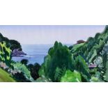 ***John Farleigh (1900-1965) - Watercolour - St Mawes, Cornwall, circa 1950, 13.5ins x 25ins,