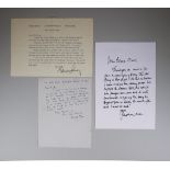 Arnold Bax (1883-1953) - Handwritten letter signed 'Arnold Bax' to Dorothy, reading " I want to send