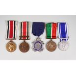 A Collection of Commemorative Medals, including - a World War I 1914-1918 Mercantile Marine War