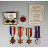 A Collection of British World War I and World War II Military Medals to Joseph Payne, including -
