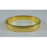 An 18ct Gold Bangle, Modern, 210mm circumference, gross weight 28g