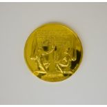 A 22ct Gold 1916-1966 Irish Easter Rising Commemorative Medallion, designed by Paul Vincze (1907-