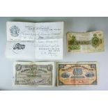 A Collection of Seventeen British Banknotes, including - Elizabeth II White Five Pound Note,