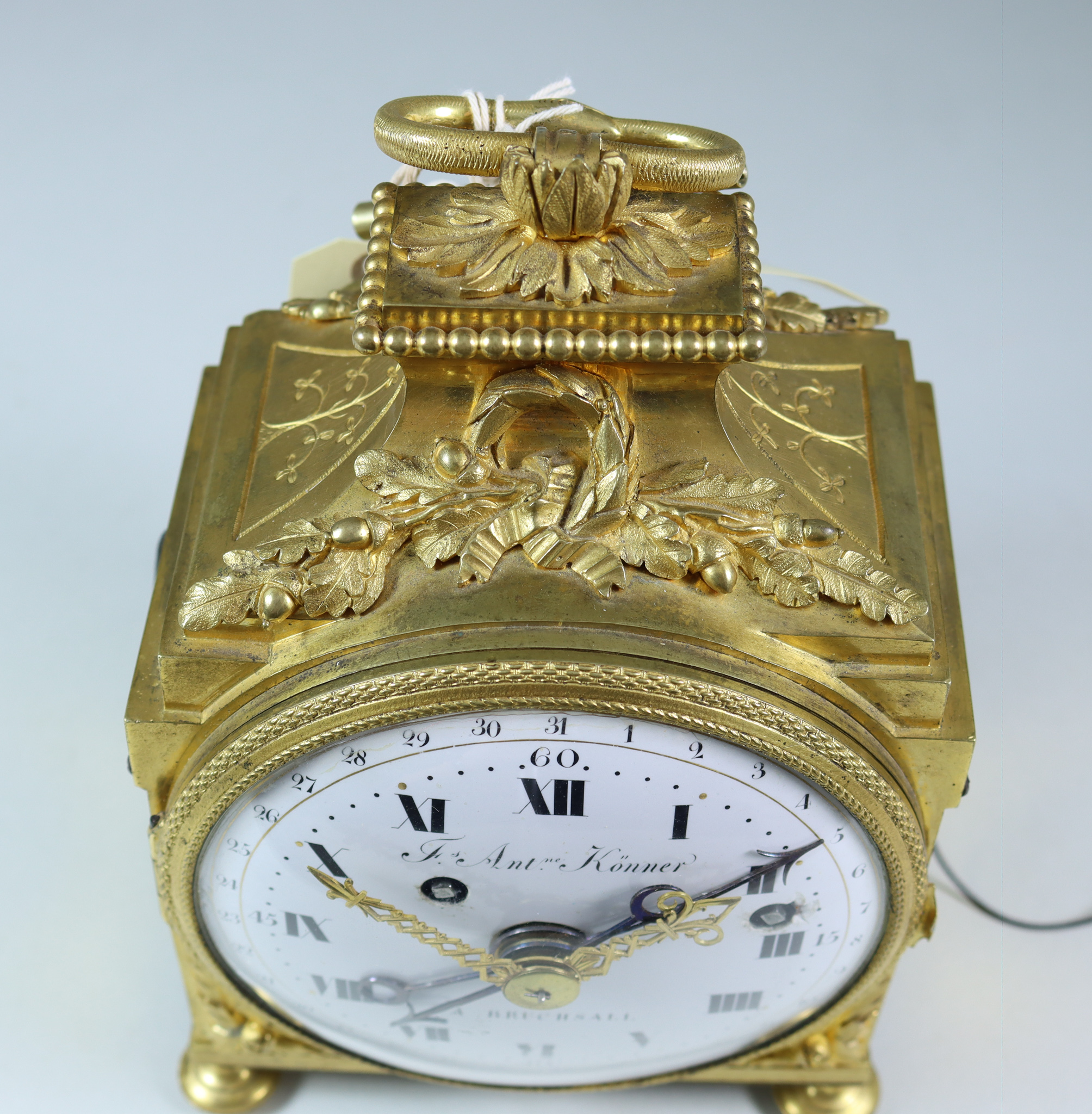 An Early 19th Century French Ormolu 'Pendule d'Officier' Mantle Clock, by F.S. Antoine Konner, - Image 11 of 16