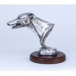 An Elizabeth II Silver Filled Model of a Greyhound Head - "M. Beattie Scott 1993", by C.F.,