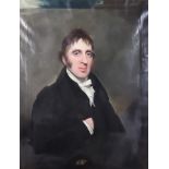 Early 19th Century British School - Oil painting - Portrait of a gentleman, thought to be James