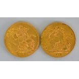 Two George V Sovereigns, both 1913 , fine/fair and fair