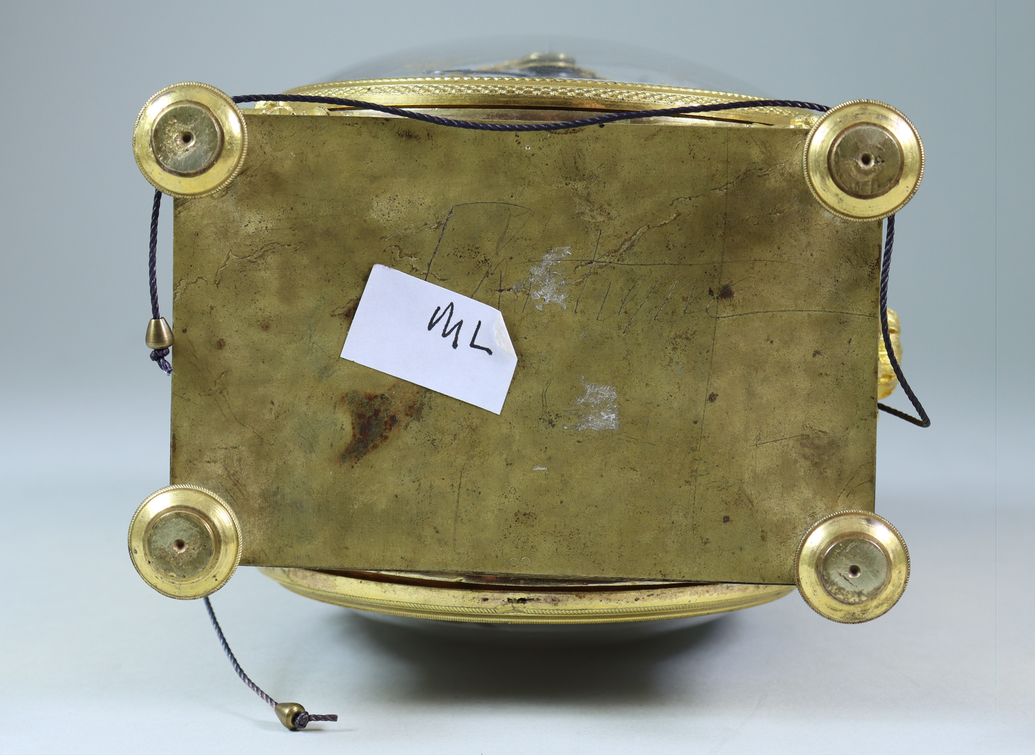 An Early 19th Century French Ormolu 'Pendule d'Officier' Mantle Clock, by F.S. Antoine Konner, - Image 7 of 16