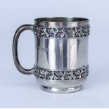 An Edward VII Silver Christening Mug, by the Goldsmith's and Silversmith's Company Ltd, London 1903,