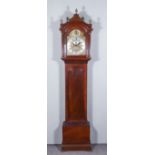 An 18th Century Mahogany Longcase Clock by William Leadbetter of Portsmouth, the 12ins arched