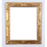A Gilt Framed Rectangular Wall Mirror, with scroll moulded frame, 26ins x 22ins