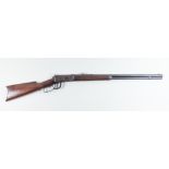 A Winchester Repeating Rifle, model 1894, 32-40 calibre, 25.5ins octagonal barrel, plain steel