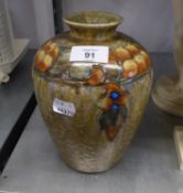 A CRANSTON DECORATIVE DESIGN POTTERY VASE