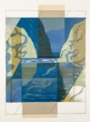 NORMAN JAQUES (1922-2014) TWO COLOUR PRINTS Lakeland Cube, (6/10) 26? x 18? (66cm x 45.7cm)