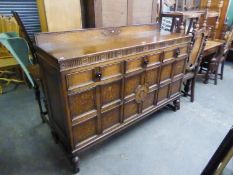 CABINET MADE 1927 DINING ROOM FURNISHINGS BY C. W. MEAD & SONS, CABINET MAKERS, WALTHAMSTOW,