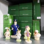 TWENTY FOUR MODERN BESWICK BEATRIX POTTER AND OTHER CERAMIC CHARACTER FIGURES, BOXED (24)