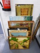 DAVID TAYLOR OIL PAINTING?Bagshaw Museum, Batley? 20? x 23 ½? NINE OIL PAINTINGS CASSIDY J.L. HOLLIS