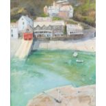 JAMES BARTHOLOMEW (b.1970) PASTEL ?Clovelly From the Harbour? Signed 25? x 20? (63.5cm x 50.8cm) C/