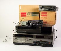 SELECTION OF 3 SHARP CAR STEREO CASSETTE UNITS, RG 6050E, etc, with a boxed SHARP CP-150 SPEAKER