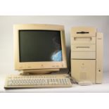 APPLE VISION 1710 DISPLAY MODEL NO. M3525, with Apple extended keyboard II MODEL NO. M3501 and Power