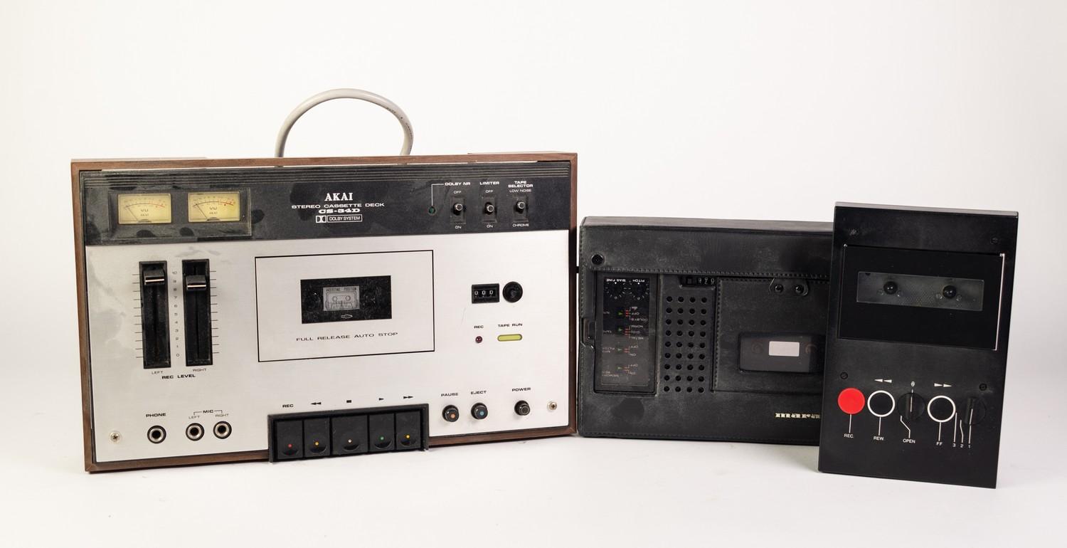 MARANTZ Model CP230/CP430 STEREO CASSETTE RECORDER, with handbook; Vintage AKAI STEREO CASSETTE