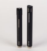 PAIR OF SENNHEISER CONDENSER MICROPHONES, model numbers MKH 406T