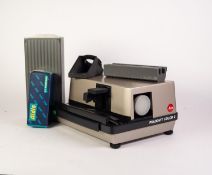 LEITZ, PRADOVIT COLOR 2 SLIDE PROJECTOR, with original box and packing, along with a box of