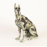 APRIL SHEPHERD (MODERN) LIMITED EDITION RESIN MODEL OF A DOG ?On Guard?, (61/295), with