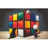 DOUG HYDE (b. 1972) ARTIST SIGNED LIMITED EDITION COLOUR PRINT?The Faces of Love?, (227/395), with
