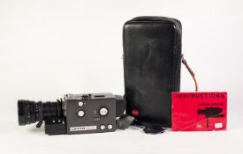 LEITZ LEICINA SPECIAL 8mm CINE CAMERA FITTED WITH AN OPTIVARON LENS 6-66mm zoom lens, with