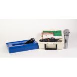 SHURE HI IMPEDANCE MICROPHONE, model PE588 circa 1970s complete with original storage box, lead