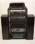 NAIM THREE PIECE STACKABLE HI-FI SYSTEM, comprising: NACD3-5 CD PLAYER, NAP 90 POWER AMPLIFIER and